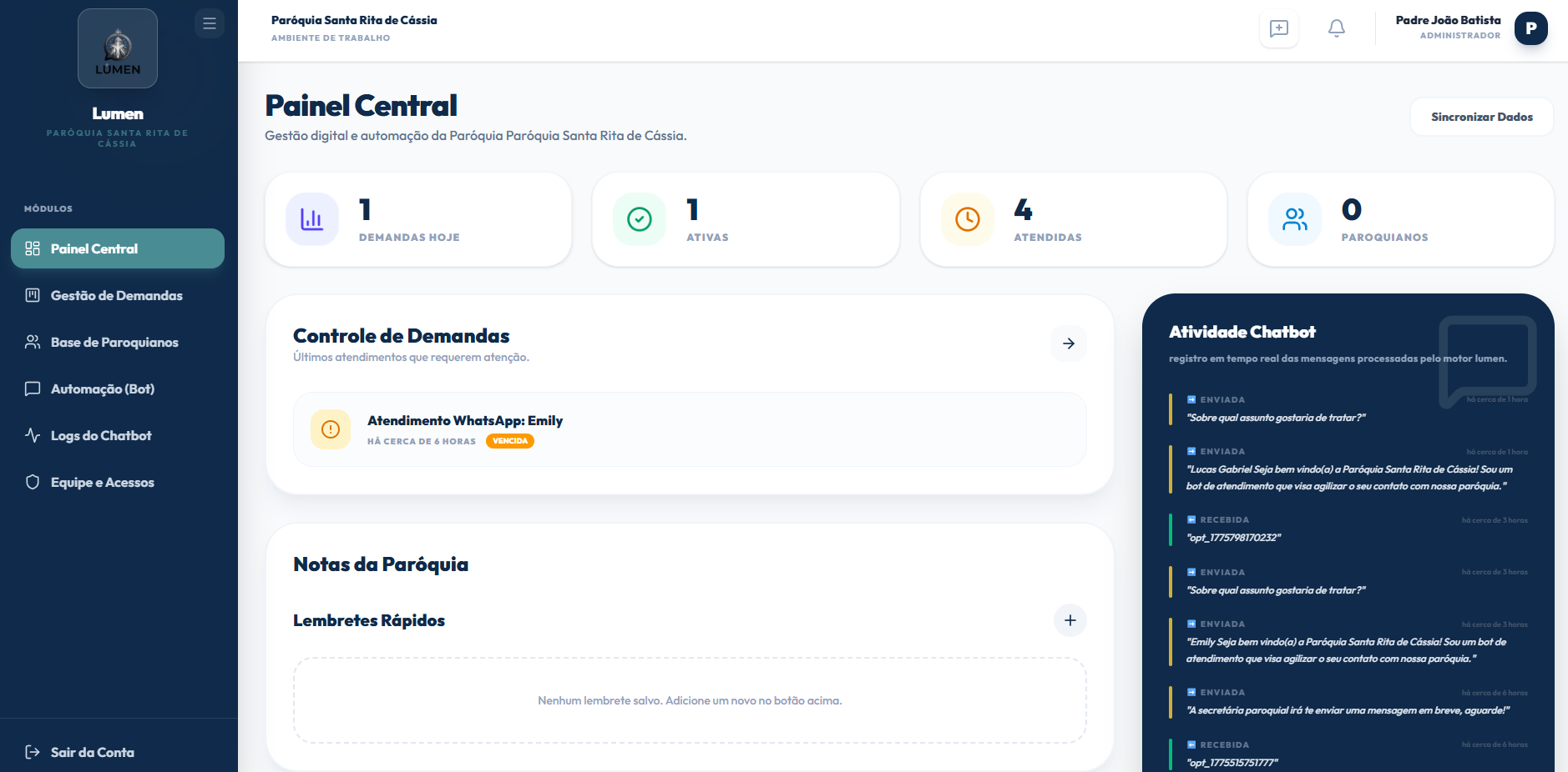 Lumen Dashboard Preview